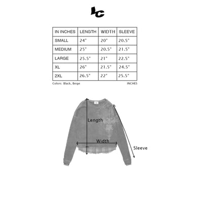 "Guidance" Biege Longsleeve - Lux Chiq